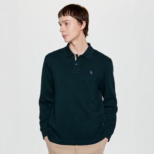 남성 피케 폴로 긴팔티셔츠 HZTS5D431E3