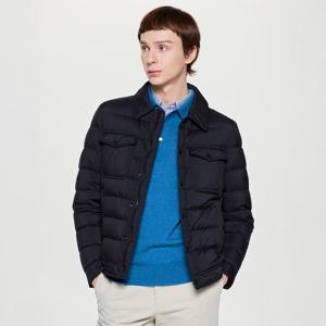 남성 경량 구스다운 패딩 트러커 HZJU5D682BK