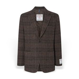 남성 트위드 헤링본 울 자켓 HZJA5D406W2