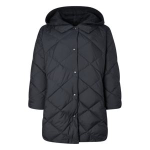 헤지스 여성 [[25FW]] HSJU5D012BK [인기급상승] 니트후드 롱 구스 다운 점퍼 블랙