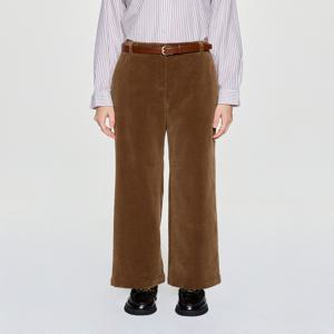 헤지스 여성 [[25FW]] HSPA5D903I2 [아이코닉] 세미와이드 코듀로이 팬츠 베이지