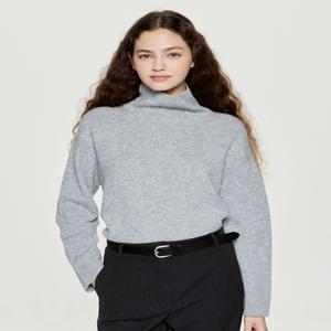 헤지스 여성 [[25FW]] HSSW5DP03G1 [시즌오프][ONLINE EXCLUSIVE][캐시미어 블렌디드] 터틀넥 풀오버