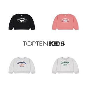 MKF1TR2201 여아 더블니트 그래픽 스웨트셔츠