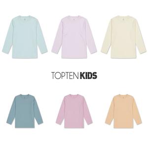 MKD5TS3901 에센셜 USA코튼 베이직 9부 티셔츠