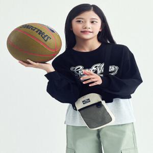 MKF2TR2201 여아 라이트 테리 레이어드 스웨트셔츠