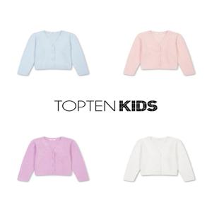 MKF4EC2201 탑텐키즈 여아 페더얀 가디건