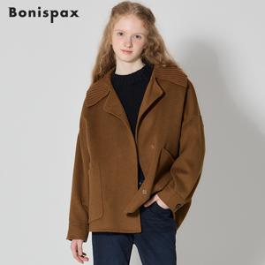 캐시미어 니트카라 핸드메이드 숏 자켓