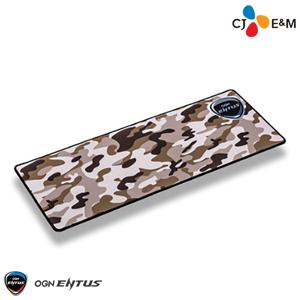 에이치플러스몰 CJ ENM OGN ENTUS CAMO Gaming 마우스장패드 장패드 CJ마우스패드