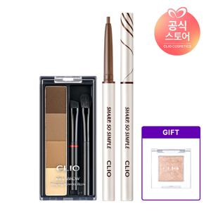 [퍼펙트아이 SET]샤프 쏘 심플 펜슬 라이너 AD+킬브로우 쉐이핑 파우더 브로우 [사은]프로싱글섀도우(랜덤/정품)