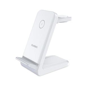 3in1애플워치 갤럭시워치 공용 고속 무선 충전기 T608-F 화이트 Choetech