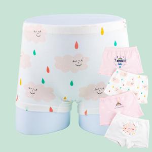 뭉게구름 여아 아동팬티[4매입] 유아사각팬티 드로즈팬티세트 어린이면속옷 아기 키즈 주니어드로우즈
