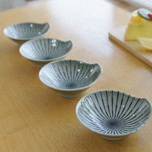 일본 도자기 덴다시 4P 세트 국 종지 반찬그릇 앞접시 일본식기 일본식기세트 덴다시 앞접시