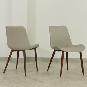 노바 편한 식탁의자 가죽 인테리어 철제 카페 의자