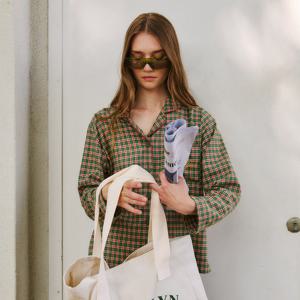 여성 G040 해피고럭키 긴소매 파자마 세트