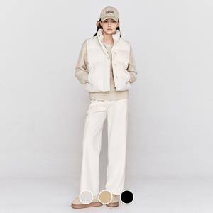 지오다노 여성 겨울 기모 풀밴딩 골지 스판 코듀로이 벨루어 팬츠 415964