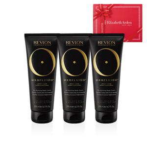[정상가9만원]레브론 프로페셔널 오로플루이도 바디크림 200ml 트리오세트