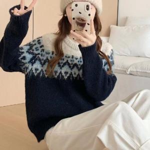 [브리치] 코키코키 / 아리엘 노르딕 라운드 니트