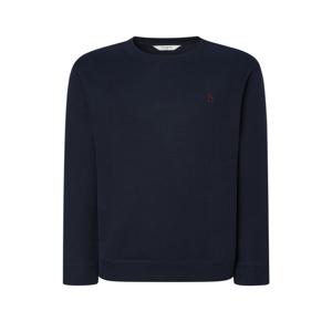 남성 [[24FW]] WHTS4D346N2 [스테디셀러] 네이비 짜임 면 맨투맨티셔츠