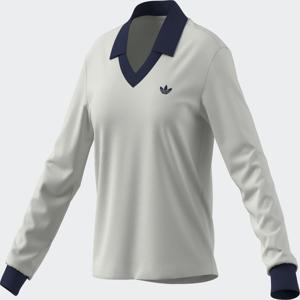 여성 져지 V넥 폴로 긴팔 티셔츠 KC9319