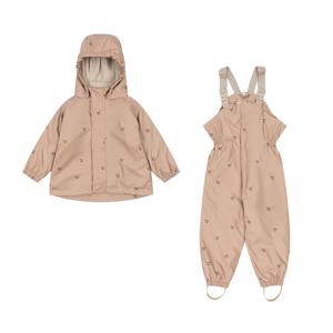 국내공식  우비 레인 자켓 팬츠 세트 CHERRY