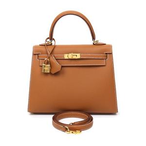 [구구스]중고명품  아웃스티치 켈리25 (K)(셀리에) (NO 10247974)