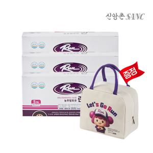 신앙촌 프로바이오틱스 유산균 미니 런 요구르트 5입 3세트+러니보냉가방