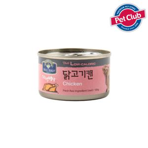 벨버드 자연밥상 닭고기원형캔 100g/캔간식