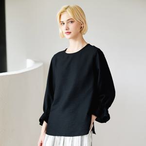 [최초가 19000원] [55~88] 블루종 퍼프 소매 블라우스