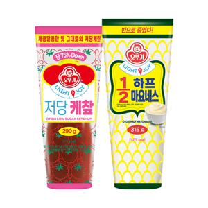 LIGHT&JOY_저당 케찹 290g 1개 + 1/2하프마요네스 315g 1개