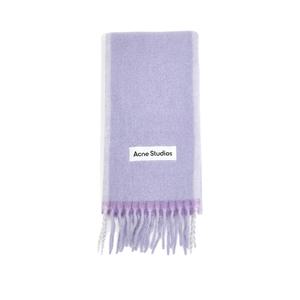 [명품]  25FW FN UX 시그니처 로고 울 머플러 라일락화이트 CA0290 AFF