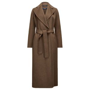 [명품]  25FW POLDO 울 드랩 랩 코트 브라운 2529016043 078