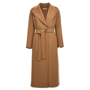 [명품]  25FW POLDO 울 드랩 랩 코트 카멜 2529016043 045