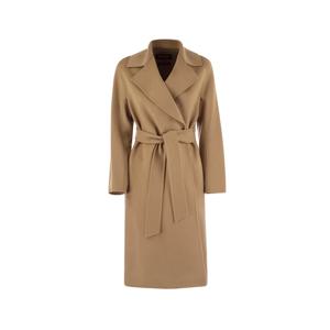 [명품]  25FW CLES 벨티드 울 코트 카멜 2526016111 024