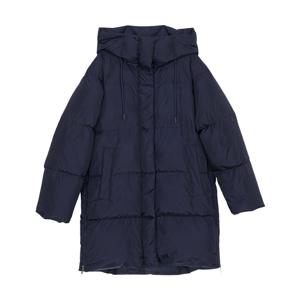 [명품]  25FW NEWBEMBO 사이드집업 후드패딩 점퍼 네이비 2525496021 025