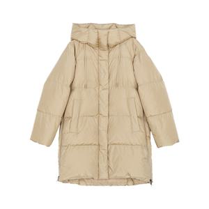 [명품]  25FW NEWBEMBO 사이드집업 후드패딩 점퍼 베이지 2525496021 028