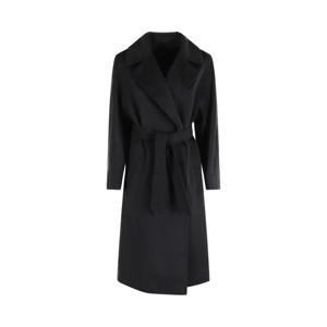 [명품]  25FW RESINA 벨티드 더블코트 블랙 2525016031 013