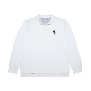 [정상가 199000원] 수피마 코튼 헨리 패치 폴로 셔츠 (화이트) (BBNTMM2465ADF)