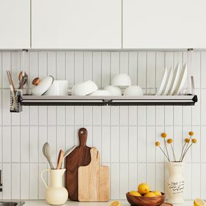 투웨이 부착형 식기건조대 900 다크그레이