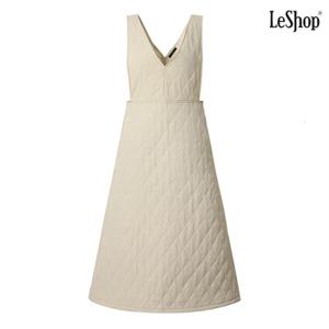 정상가:99,000원 ㅣ 뷔스티에 A라인 퀼팅원피스 (DO4OW007A)