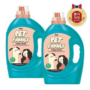 피지 펫패밀리 액체세제 겸용 용기 2.2L x 2개