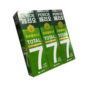 3개입 스트롱 120g 토탈7 페리오 치약 LG 양치 욕실용품