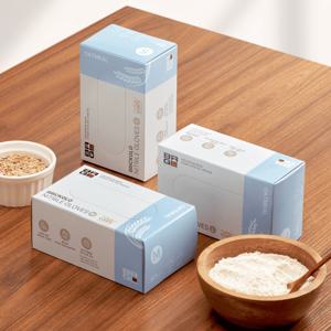 오트밀코팅 주부습진방지 니트릴장갑 던블루 50p 2팩 (총 100매 구성)