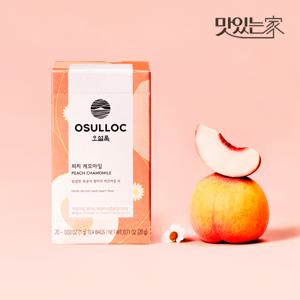 오설록 피치 캐모마일 20입 티백