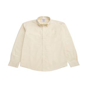 레귤러핏 논아이론 옥스포드 솔리드 셔츠 (옐로우) (BBTHMM7910GES)