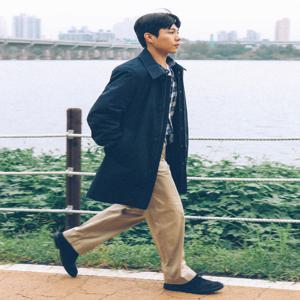 남성 [[25FW]] HZCO5D462N2 [시즌오프]네이비 3WAY 구스다운 맥코트