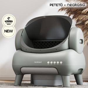 코오롱 페테토 Neakasa 오픈형 고양이 자동화장실 M1 Plus 그레이