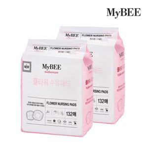 마이비 플라워 수유패드132매x2팩