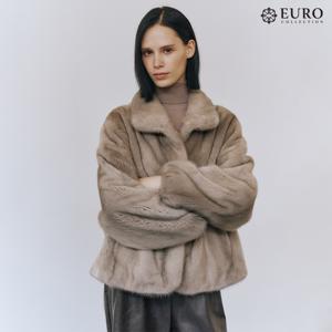 [최초가 1,980,000원][유로컬렉션] 카나 사가밍크 하프 코트