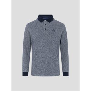 남성 약기모 피케 칼라 티셔츠 - 네이비(BJ5X41B17R)