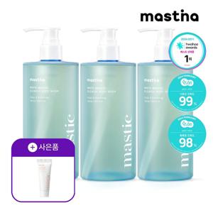 화이트매스틱 블레미쉬 바디워시 400ml 3개 + 폼클렌저(미니)